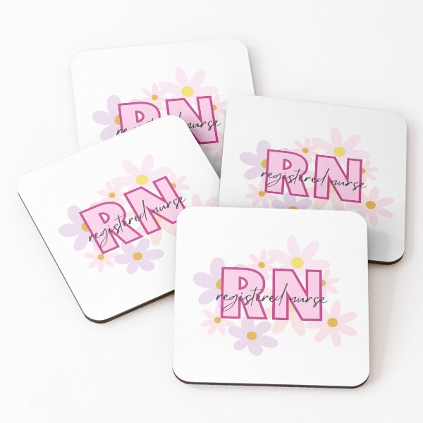 Item preview, Floral RN Registered Nurse designed and sold by maliagnad.