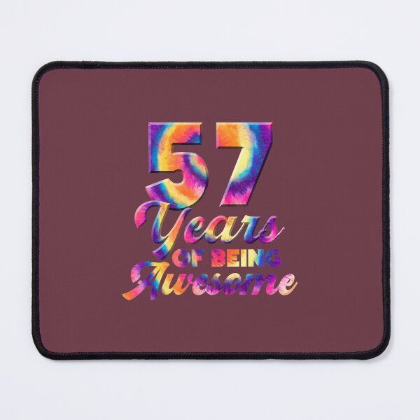 Item preview, 57th Birthday Tie Dye 57 years old Birthday Being Awesome 	 	 designed and sold by vwfcvgzkaqr32.