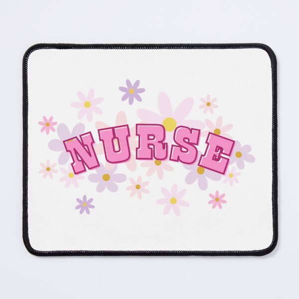 Item preview, Floral Pink Nurse designed and sold by maliagnad.