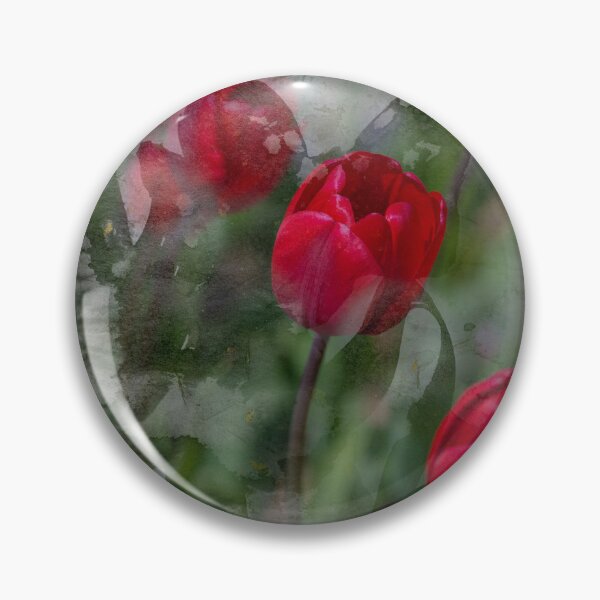 Item preview, Tulipanes rojos con lavado de tinta designed and sold by RussJenkins.
