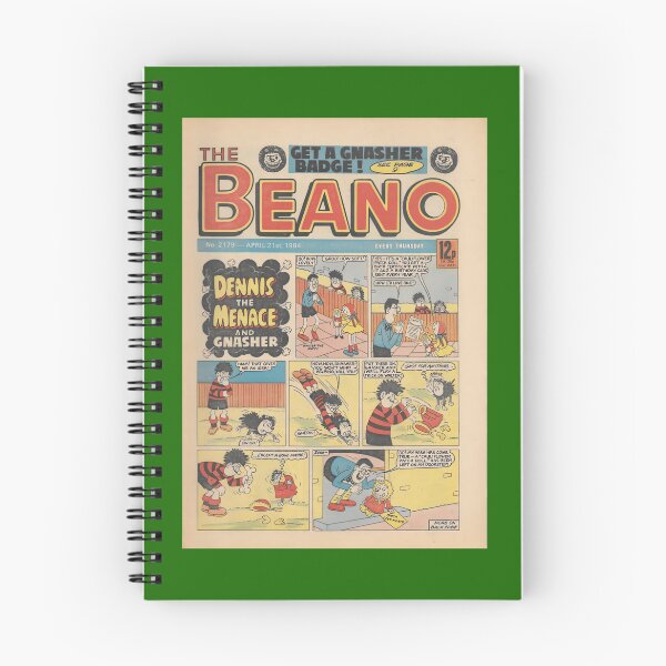 Item preview, VintageRetro 1984 Beano Front cover. Classic Dennis the 	ace and Gnasher	 designed and sold by tkalappme19.