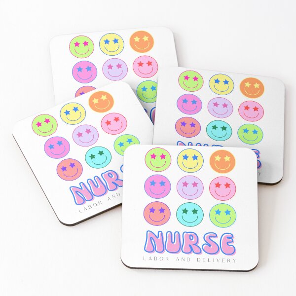 Item preview, Smiley face labor and delivery nurse designed and sold by maliagnad.