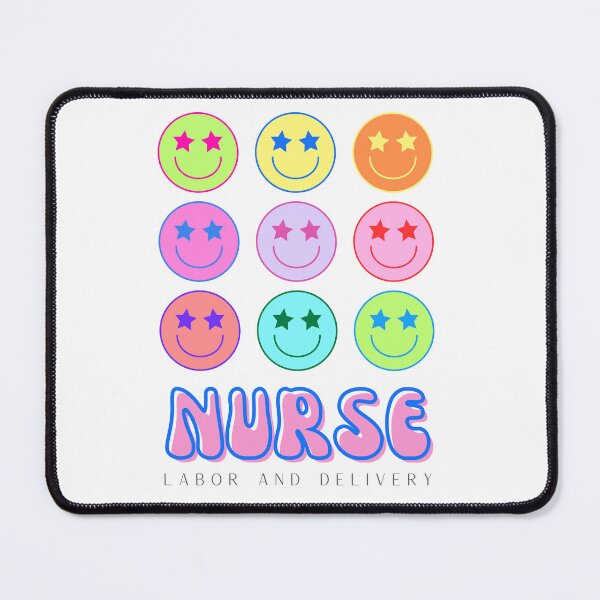 Item preview, Smiley face labor and delivery nurse designed and sold by maliagnad.