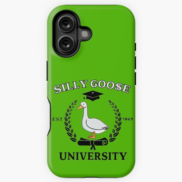 Aperçu de l'œuvre Université de l'Oie idiote Mème drôle d'oiseau d'école créée et vendue par AleighaBrenner.