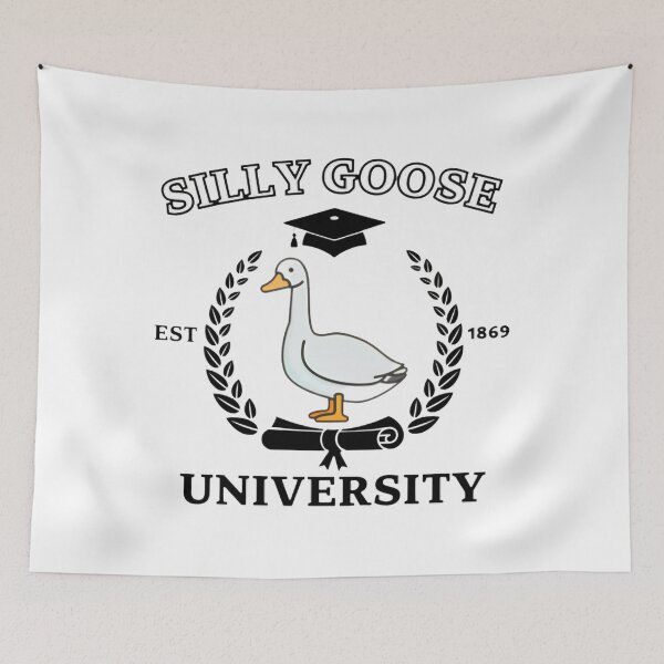 Item preview, Silly Goose University Funny Meme School Bird designed and sold by AleighaBrenner.