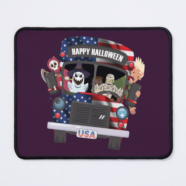 Item preview, happy halloween bus 	 Party people	 designed and sold by tcrivbxdol42.