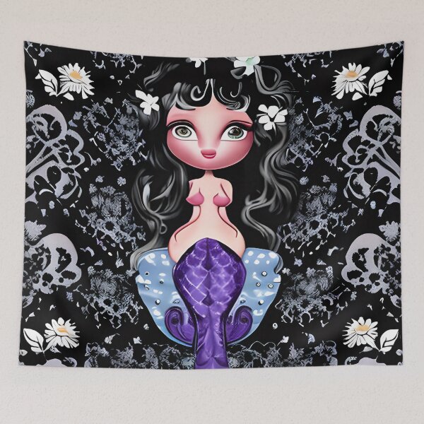 Item preview, Cute Little Sea Maiden Mermaid designed and sold by purplesensation.