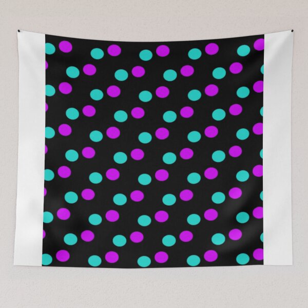 Item preview, Point cyan and magenta pattern designed and sold by Artcolage87.