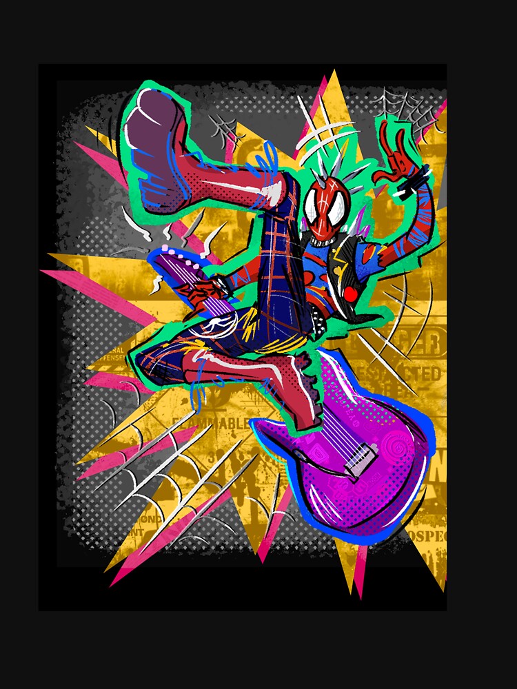 SpiderPunk Spider-Punk 男女兼用 長袖 スパイダー・パンク スパイダーパンク スパイダー パンク マーベル アベンジャーズ  Comics MarvelはJim Nelsonによって販売中 | SKU 274720 | Printerval