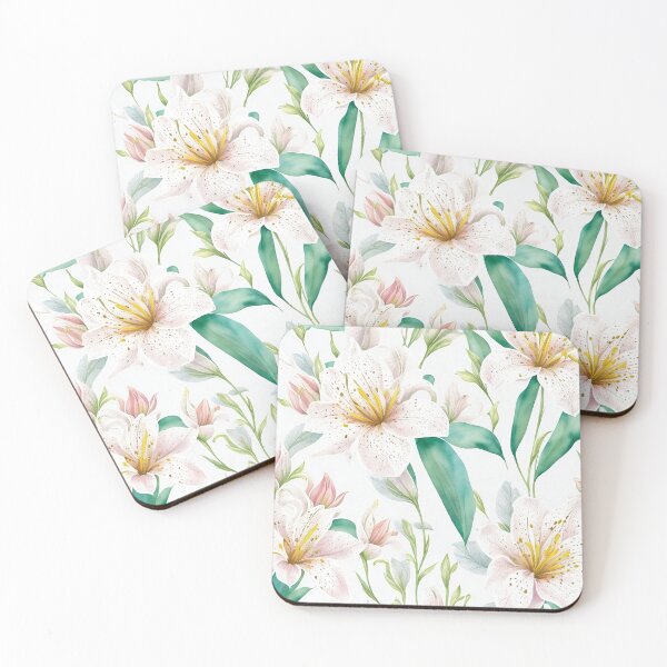 Item preview, Watercolor Lily flower designed and sold by ohmdesignart.
