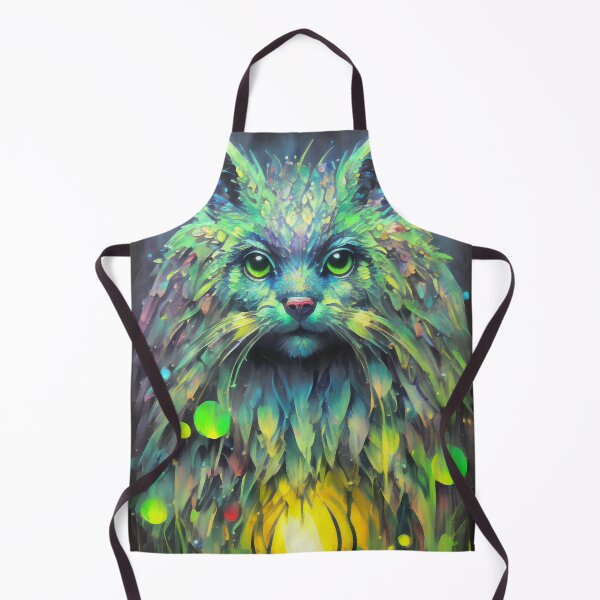 Item preview, Abstract Mystical Cat Fantasy Art designed and sold by Sandy Richter.