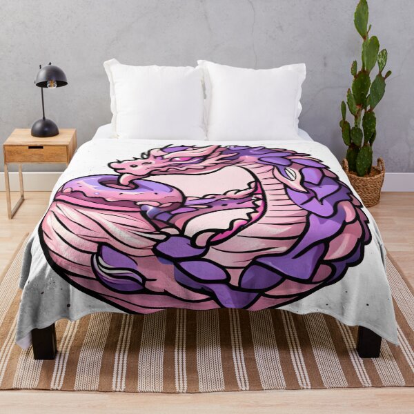 Item preview, Sweet Dragon Delight: Adorable Donut Dream Purple designed and sold by druidwolfart.
