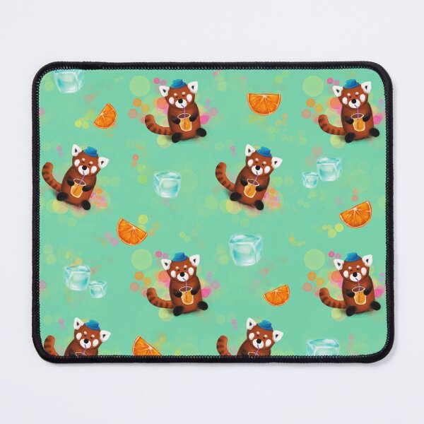 Item preview, Pistachio Enjoys Chilly Summer Citrus Drinks - Seamless Pattern, Green designed and sold by mwkairos.