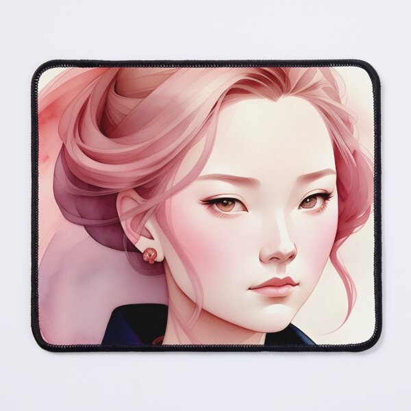 Item preview, Beautiful Asian Woman with Pink Hair designed and sold by Erika V..