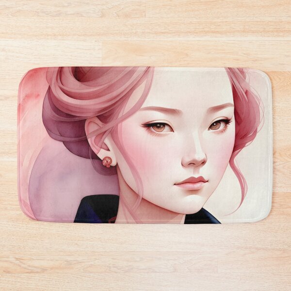 Item preview, Beautiful Asian Woman with Pink Hair designed and sold by Erika V..