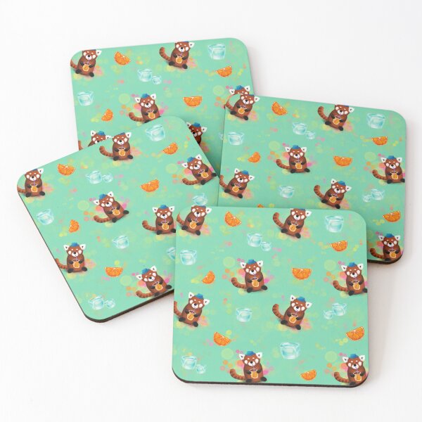 Item preview, Pistachio Enjoys Chilly Summer Citrus Drinks - Seamless Pattern, Green designed and sold by mwkairos.