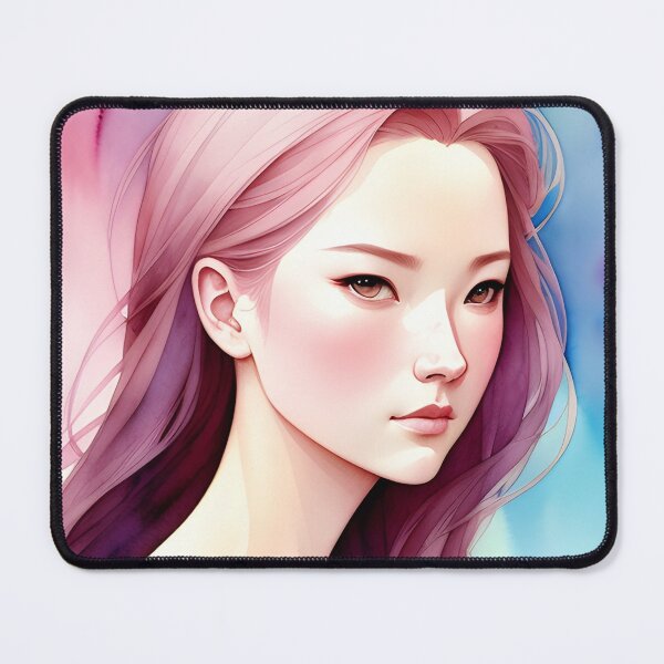 Item preview, Beautiful Asian Woman with Pink Hair designed and sold by Erika V..