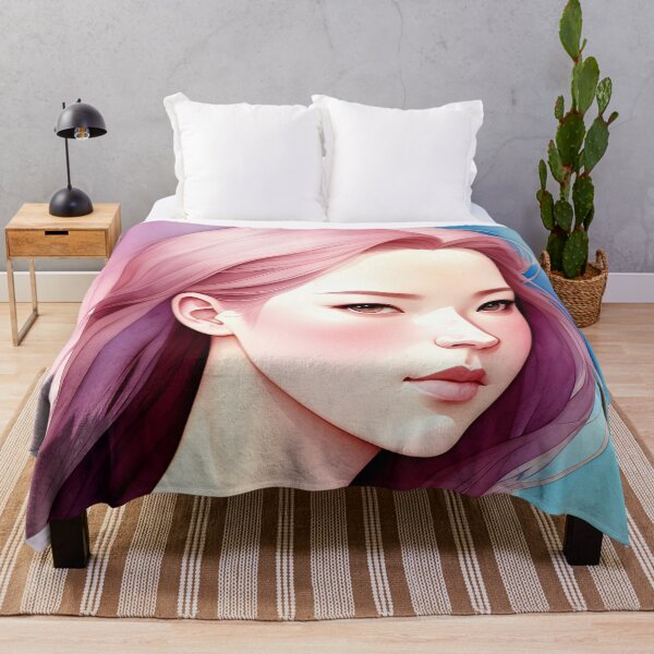 Item preview, Beautiful Asian Woman with Pink Hair designed and sold by Erika V..