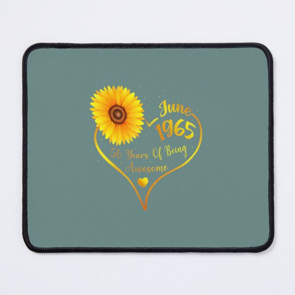 Item preview, June 56th Birthday Tee 1965, Sunflower designed and sold by wnwhjqmytre34.