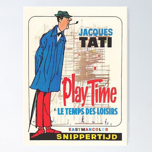 Playtime Jacques Tati Posters for Sale | Redbubble