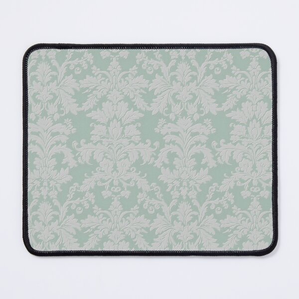 Item preview, Seafoam Green Botanical Damask designed and sold by Monochrome-Dog.