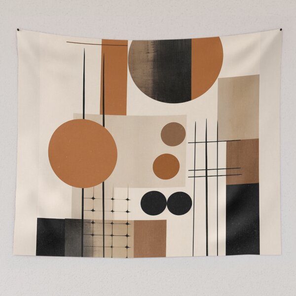 Item preview, Earthy Abstract Geometry Shapes designed and sold by trajeado14.