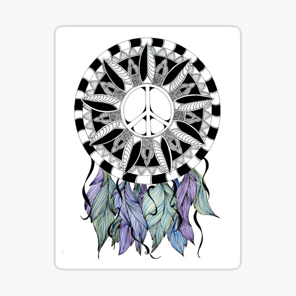 Catch Peace Sticker