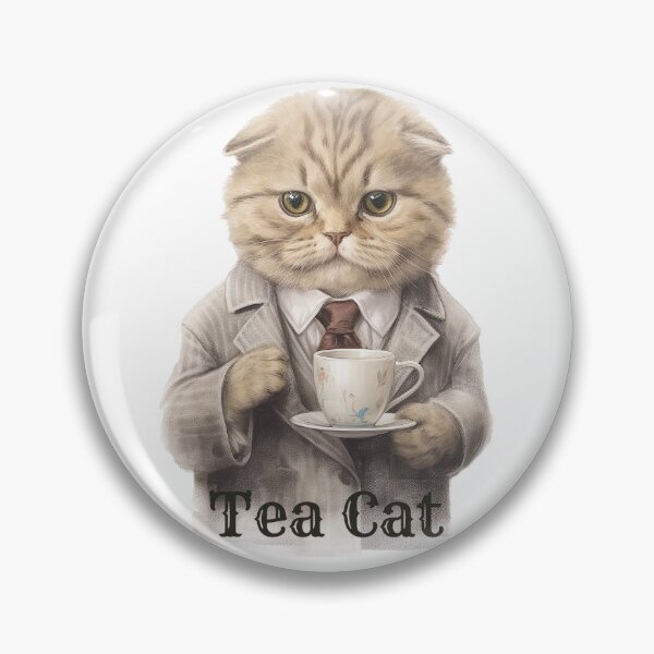 Artikelvorschau, Scottish Fold Teekatze entworfen und verkauft von Cat & Puppy.