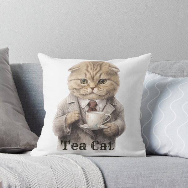 Artikelvorschau, Scottish Fold Teekatze entworfen und verkauft von Cat & Puppy.