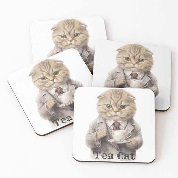 Artikelvorschau, Scottish Fold Teekatze entworfen und verkauft von Cat & Puppy.