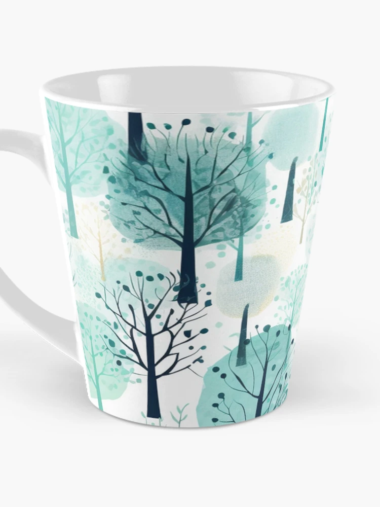 Thumbnail 3 of 4, Coffee Mug, Winter Trees designed and sold by InfinityPattern.