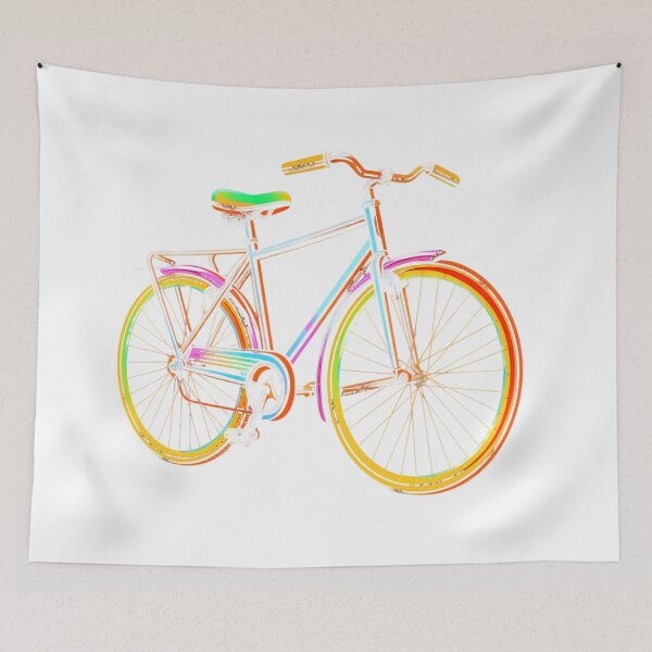 Item preview, colorful bicycle - Different logo size, position? Email me - designed and sold by Picture-Art.