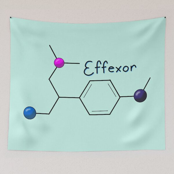 Item preview, Effexor Chemical Structure designed and sold by EmyBeeDesigns.