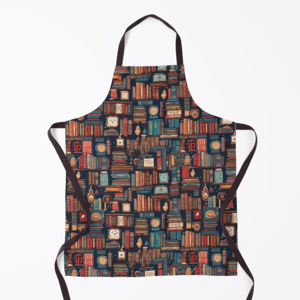 Item preview, Vintage bookstore all over pattern designed and sold by BVDigitalArt.