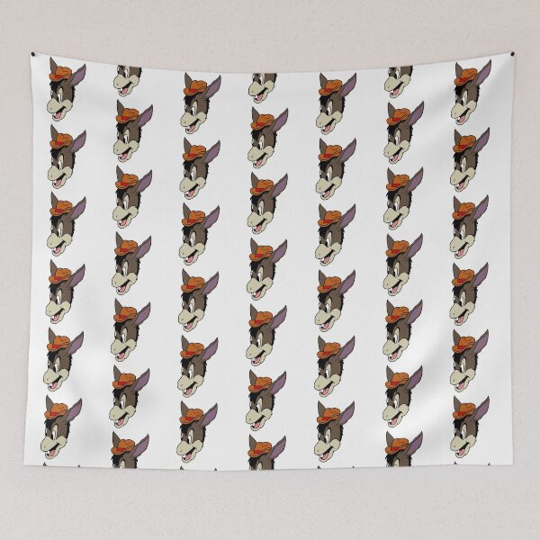Item preview, Cartoon Cowboy Donkey Art Design designed and sold by BambinosDeli.