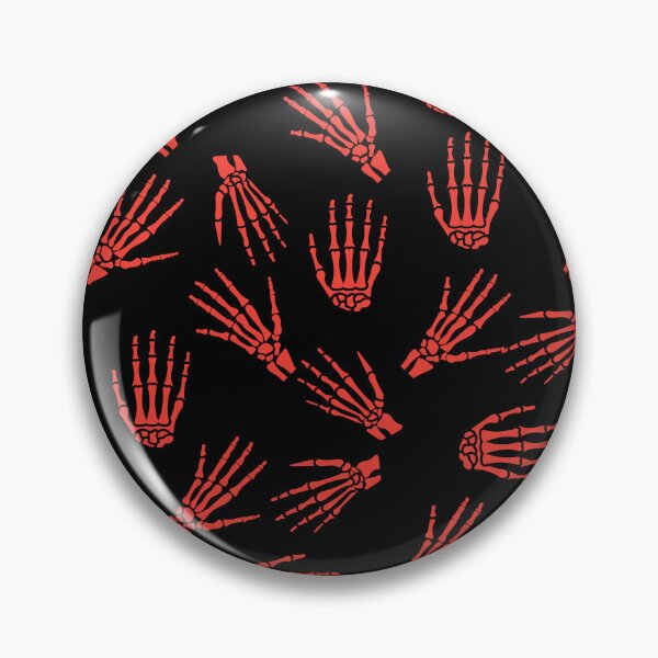 Item preview, Hand bone pattern - red designed and sold by odouriart.