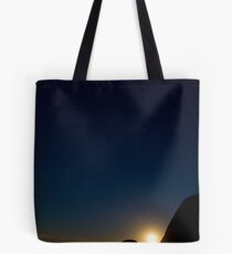 Moonrise at "The Horn" Tote Bag