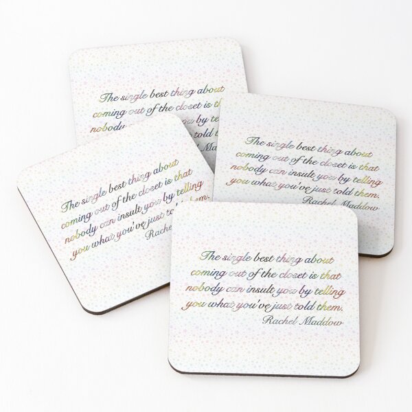 Item preview, Pride Quote Rachel Maddow designed and sold by Eevee's Bits and Bobs .