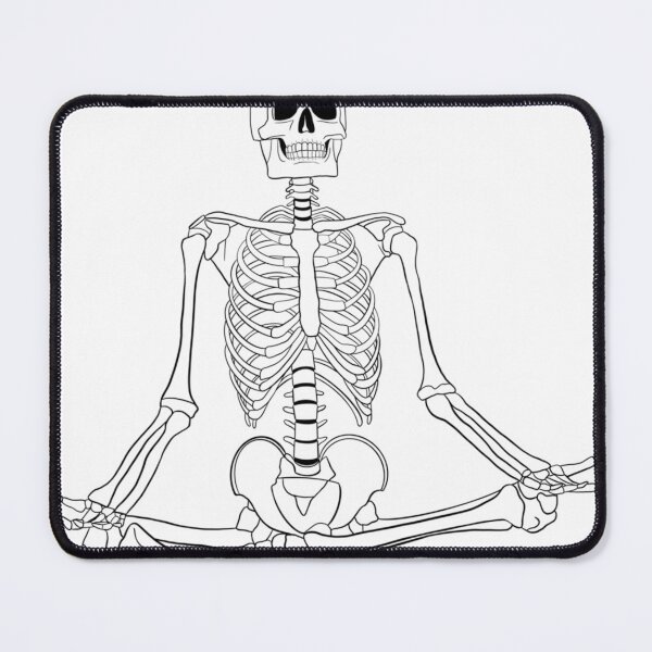 Item preview, Meditating Skeleton designed and sold by ModeAddictBo.