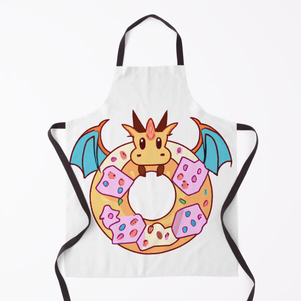 Item preview, Kawaii Dragon Delight: Adorable Donut Dream designed and sold by druidwolfart.