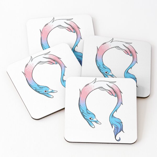 Item preview, Transgender Pride Dragon designed and sold by Vividly-Vivian.