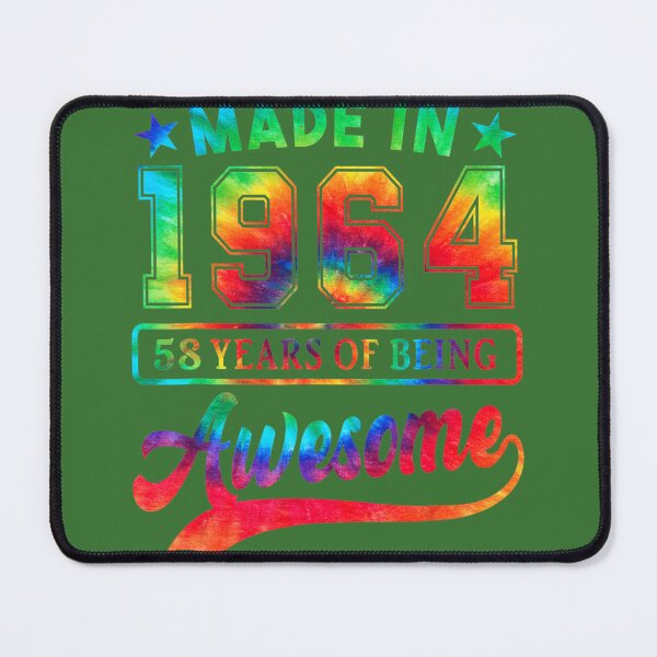 Item preview, 58 Year Old 58th Birthday 	 Tie Dye Awesome Since 1964 	 	 designed and sold by uvkfftyu89.