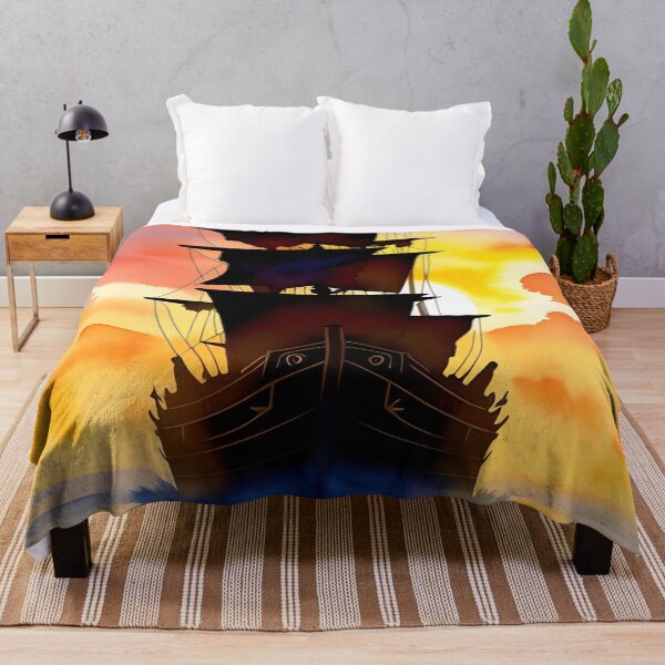 Item preview, Pirate Ship on the Ocean at Sunrise designed and sold by Erika V..