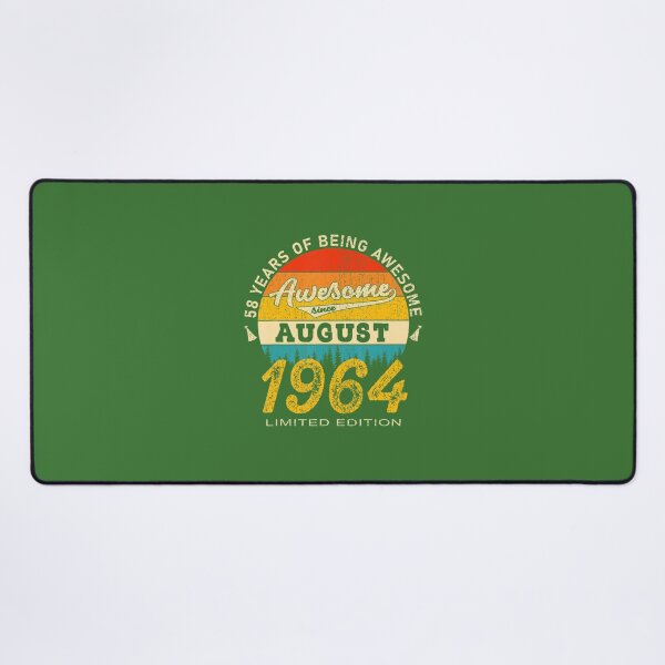 Item preview, 58 Year Old Awesome Since August 1964 	 58th Birthday 	 DM87677	 designed and sold by uvkfftyu89.