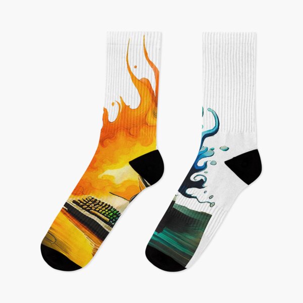 Item preview, Watercolor Style Flaming Mouse And Keyboard designed and sold by OutOfTheBoxArt1.
