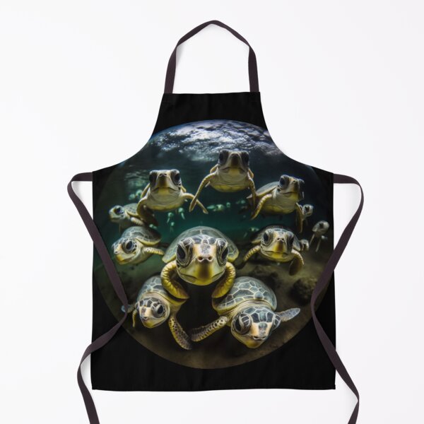 Item preview, Aqua Encounter: Up Close with a Mesmerizing Turtle Parade designed and sold by luvablelifeform.
