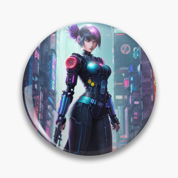 Aperçu de l'œuvre cyberpunk créée et vendue par LayOrPlans.