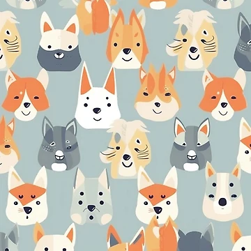 Artwork thumbnail, Foxy Pattern by InfinityPattern