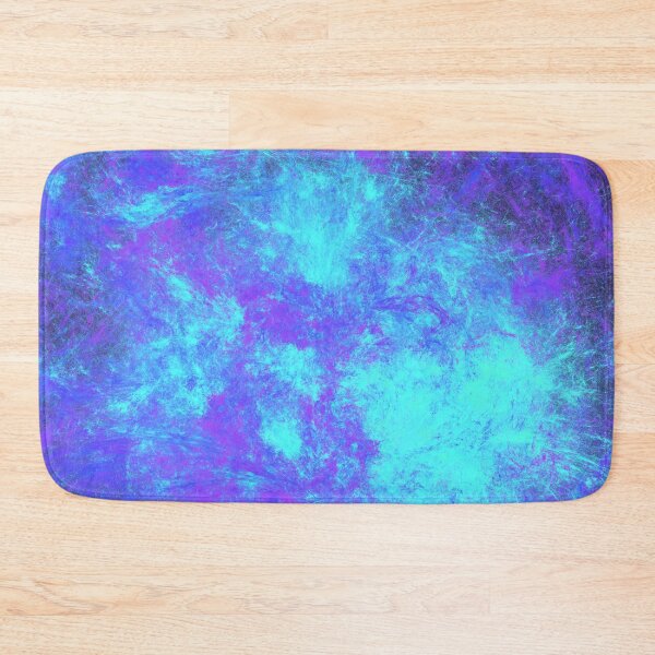 Item preview, Aqua and Purple Splash Abstract Artwork designed and sold by patternsoup.