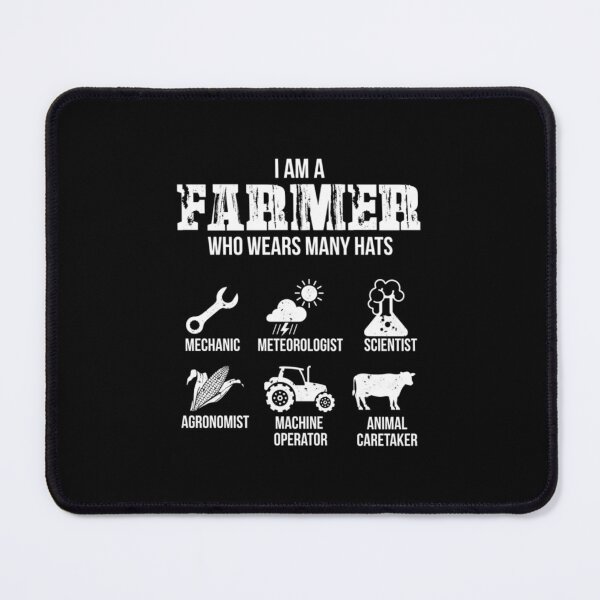 Item preview, Many Hats of the Farmer designed and sold by DotsAndPaper.